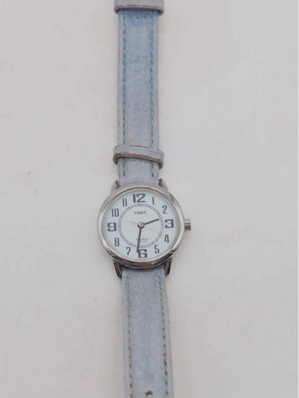 Timex Indiglo Blue Leather Strap Watch | Easy Reader WR 30M